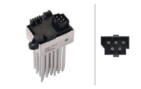 Controller, interior fan 5HL 366 410-541 Hella, Image 2