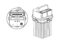 Regulator, passenger compartment fan BEHR *** PREMIUM LINE ***