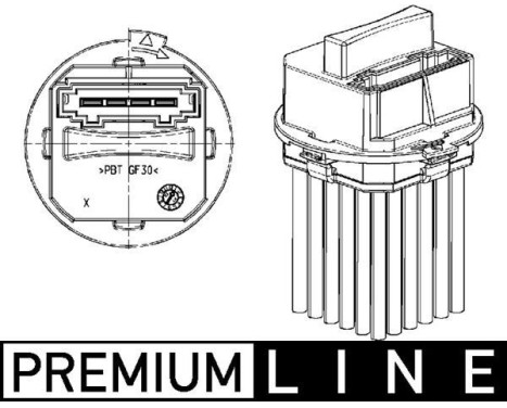 Regulator, passenger compartment fan BEHR *** PREMIUM LINE ***, Image 2