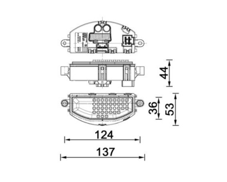 Regulator, passenger compartment fan BEHR *** PREMIUM LINE ***