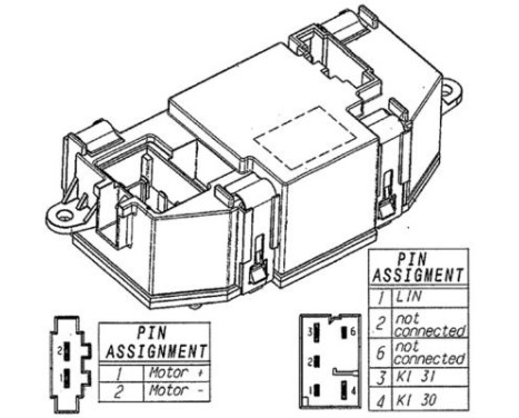Regulator, passenger compartment fan BEHR *** PREMIUM LINE ***