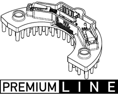 Regulator, passenger compartment fan BEHR *** PREMIUM LINE ***