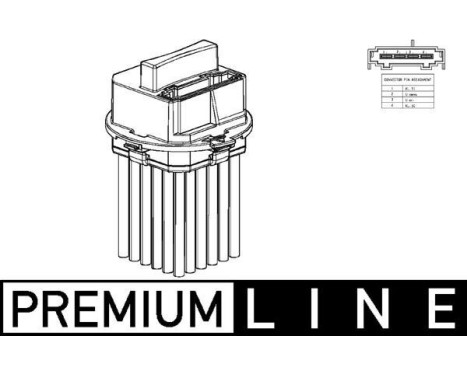 Regulator, passenger compartment fan BEHR *** PREMIUM LINE ***