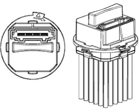 Regulator, passenger compartment fan BEHR *** PREMIUM LINE ***, Image 2