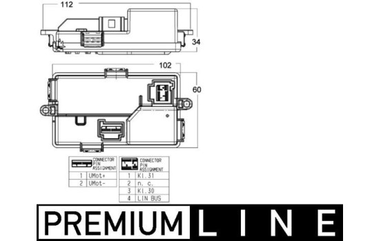 Regulator, passenger compartment fan BEHR *** PREMIUM LINE ***, Image 2