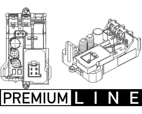 Regulator, passenger compartment fan BEHR *** PREMIUM LINE ***, Image 2