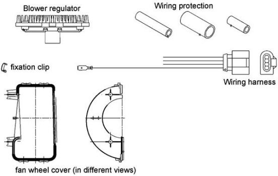 Regulator, passenger compartment fan BEHR *** PREMIUM LINE ***