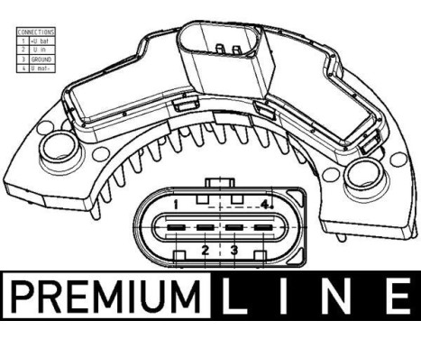 Regulator, passenger compartment fan BEHR *** PREMIUM LINE ***, Image 2