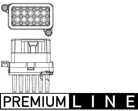 Regulator, passenger compartment fan BEHR *** PREMIUM LINE ***, Image 2