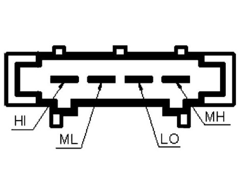 Resistor, interior blower BEHR *** PREMIUM LINE ***, Image 3
