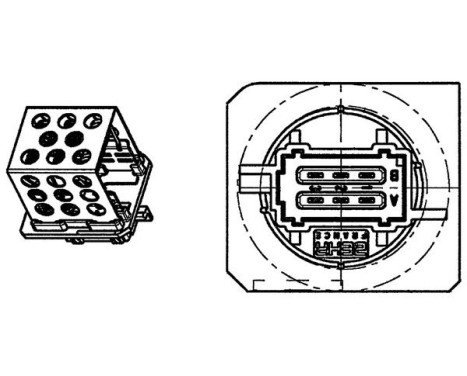 Resistor, interior blower PREMIUM LINE, Image 2