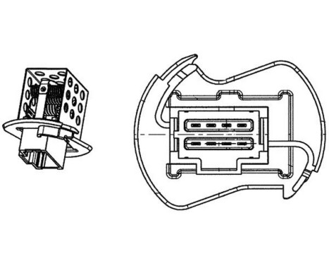 Resistor, interior blower PREMIUM LINE, Image 2