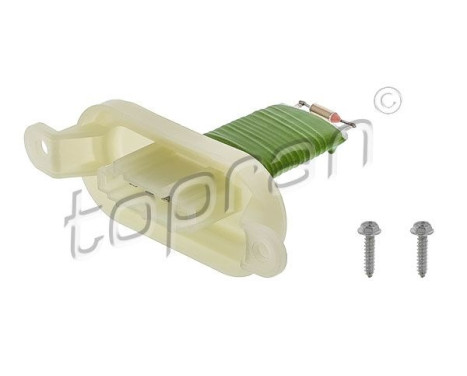 Resistor, interior blower