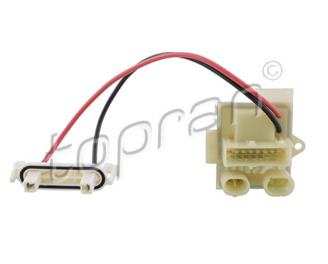 Resistor, interior blower