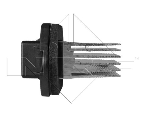 Resistor, interior blower