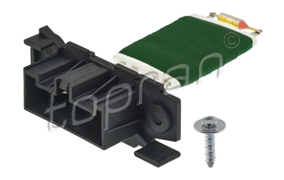 Resistor, interior blower