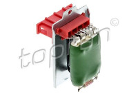 Resistor, interior fan