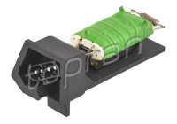 Resistor, interior fan