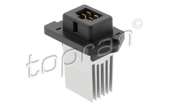 Resistor, interior fan