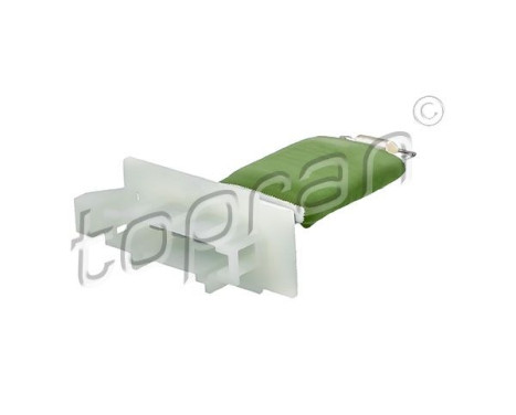 Resistor, interior fan