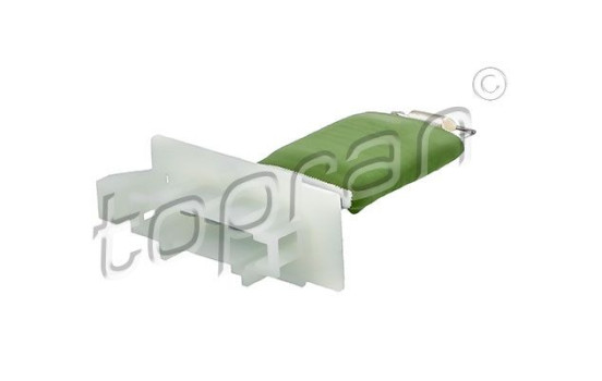 Resistor, interior fan