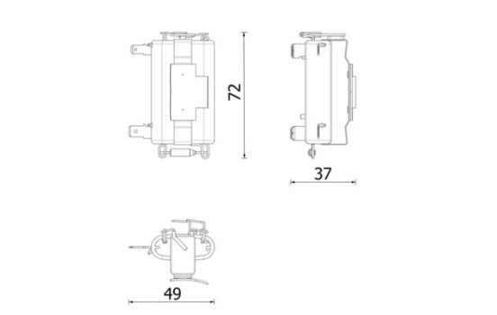 Resistor, interior fan