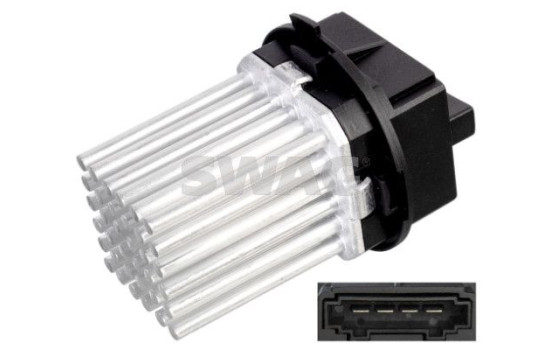 Resistor, interior fan