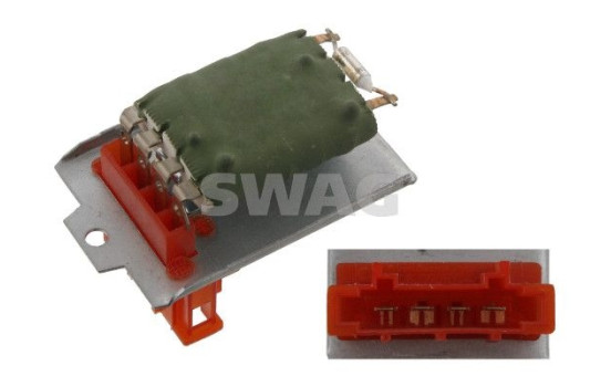 Resistor, interior fan