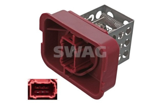 Resistor, interior fan