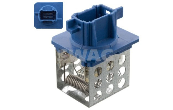 Resistor, interior fan