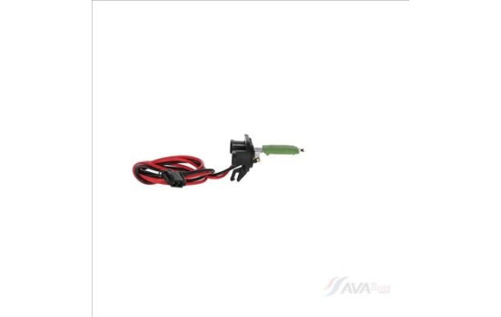 Resistor, interior fan