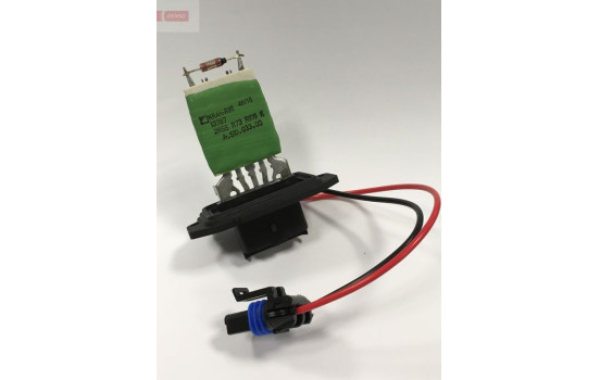 Series resistor, electric motor cooling fan