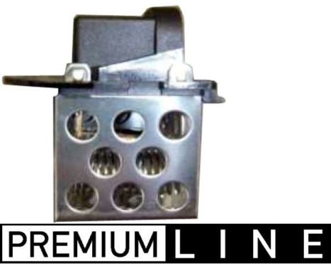 Series resistor, electric motor cooling fan