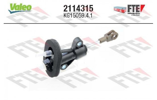 Master Cylinder, clutch FTE CLUTCH ACTUATION 2114315 Valeo