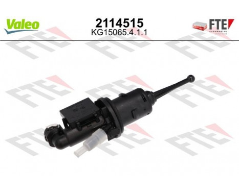 Master Cylinder, clutch FTE CLUTCH ACTUATION 2114515 Valeo
