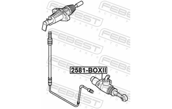 Master Cylinder, clutch, Image 2