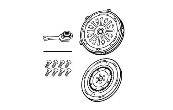 Clutch kit 855303 Valeo