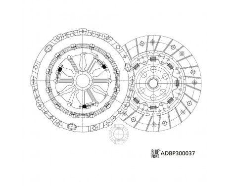 Clutch Kit ADBP300037 Blue Print