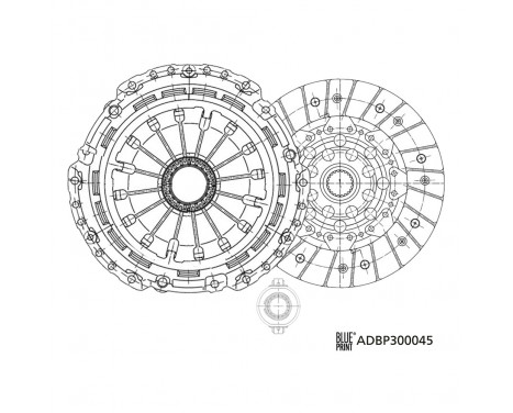 Clutch Kit ADBP300045 Blue Print