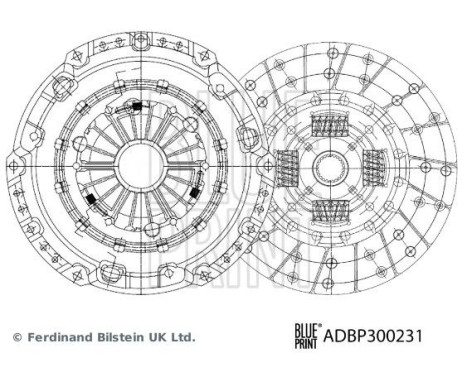 Clutch kit ADBP300231 Blue Print