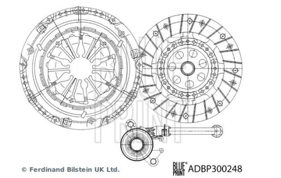 Clutch kit ADBP300248 Blue Print