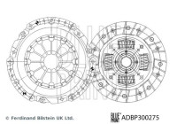 Clutch kit ADBP300275 Blue Print