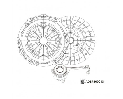 Clutch Kit SMARTFIT Solution Kit ADBP300013 Blue Print