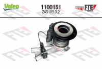 Central Slave Cylinder, clutch FTE CLUTCH ACTUATION 1100151 Valeo
