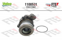 Central Slave Cylinder, clutch FTE CLUTCH ACTUATION 1100531 Valeo