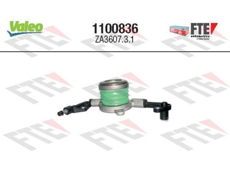 Central Slave Cylinder, clutch FTE CLUTCH ACTUATION 1100836 Valeo