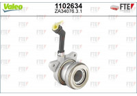 Central Slave Cylinder, clutch FTE CLUTCH ACTUATION 1102634 Valeo