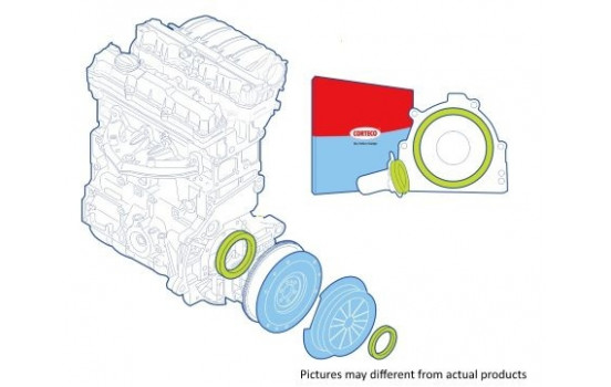 Shaft Seal Set, clutch