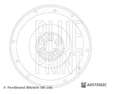 Flywheel ADS73502C Blue Print, Image 2