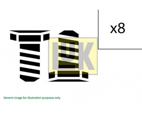 Screw Set, flywheel 411 0150 10 LUK